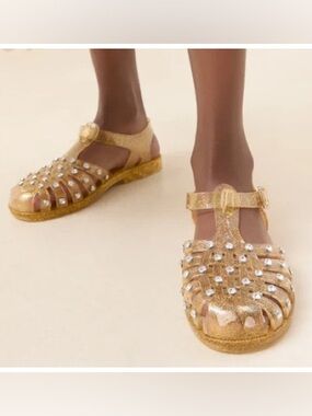 Loeffler Randall Rhys Glitter Jelly Sandals